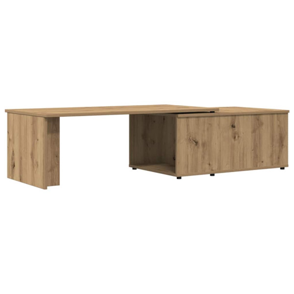 Mesa de centro madera de ingeniería roble artisan 150x50x35 cm M 2
