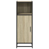 Armario de baño madera contrachapada roble Sonoma 35x37.5x100cm 5