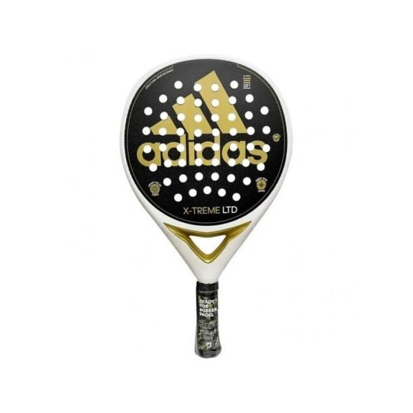 Pala de pádel adidas pala adidas x-treme/ blanco y oro D