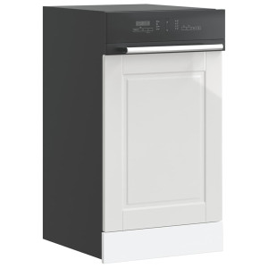 Panel lavavajillas Porto madera contrachapada blanco brillante D