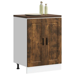 Mueble bajo de cocina porto roble ahumado madera reconstituida D