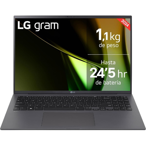 LG Gram 16" Intel Core Ultra 7 32GB RAM 2TB 16Z90S-G.AD7BB negro D