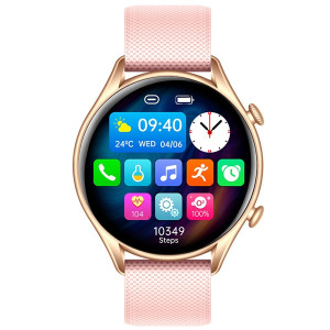 Reloj smartwatch my phone watch el gold pink 1.32pulgadas D