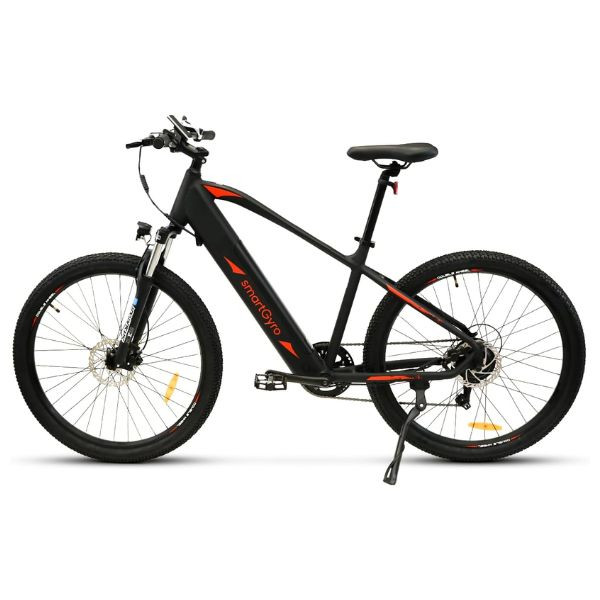 Bicicleta eléctrica smartgyro ebike senda/ motor 250w/ ruedas 27.5'/ negra D