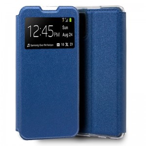 Funda Flip Cover Samsung A515 Galaxy A51 Liso Azul D