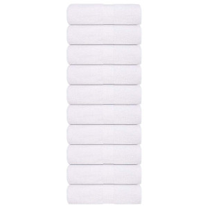 Toallitas de baño 10 uds blanco 15x21 cm 360 gsm 100 % algodón D