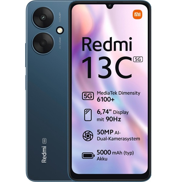 Xiaomi Redmi 13C 5G dual sim 4 GB RAM 128 GB azul D