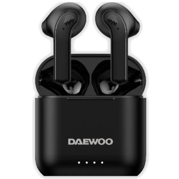 Auriculares bluetooth daewoo dw2020 con estuche de carga/ autonomía 5h/ negros D