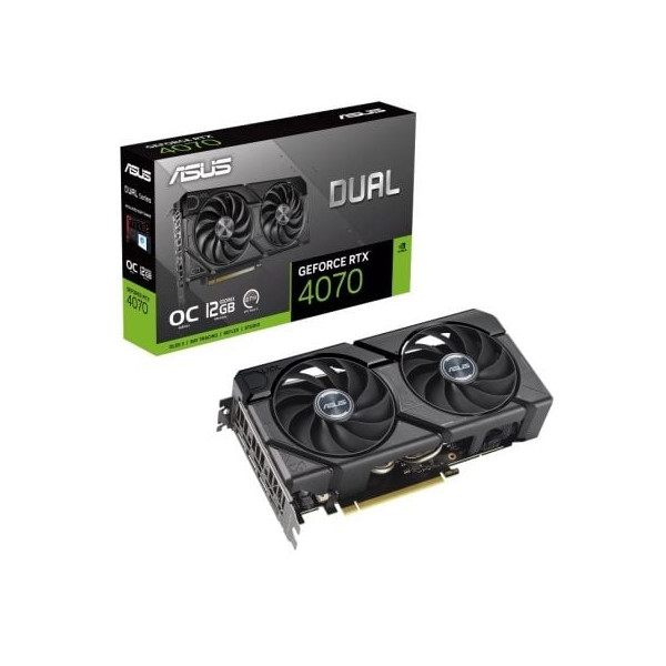 Tarjeta Gráfica Asus Dual Geforce RTX 4070 12GB GDDR6X D