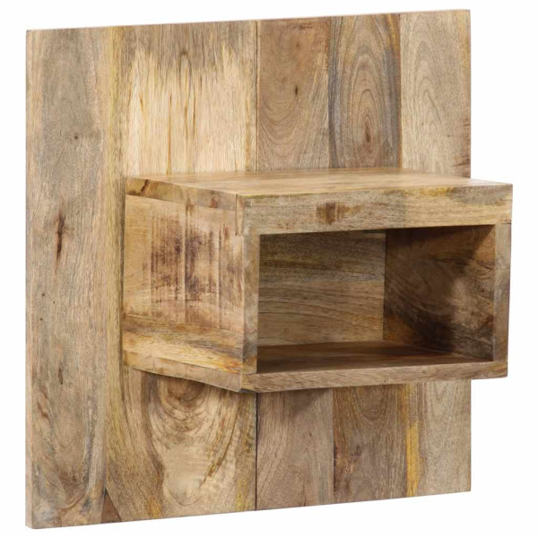 Mesita de noche madera maciza de mango 50x27x50 cm Mesita de noche madera maciza de mango 50x27x50 cm D