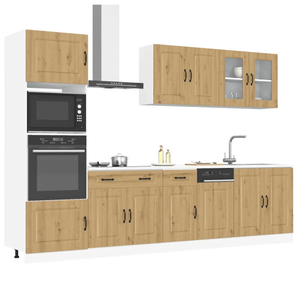 Mueble de cocina Kalmar 7 piezas artesanal roble Mueble de cocina Kalmar 7 piezas artesanal roble D