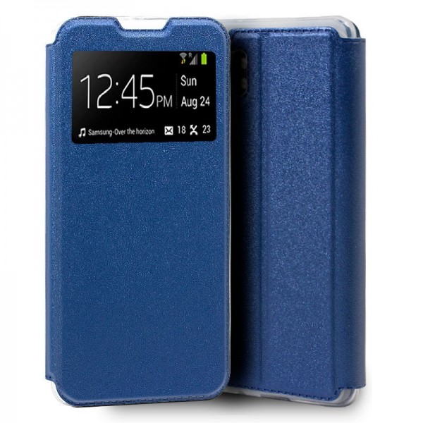 Funda Flip Cover Xiaomi Meu Note 10 / Meu Note 10 Pro Liso Azul D