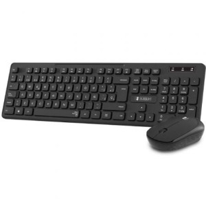 Teclado y Ratón inalámbrico Subblim Combo Business Slim CSSW10 negro D