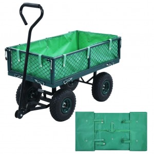 Revestimento para carrinho de jardim de tecido verde D