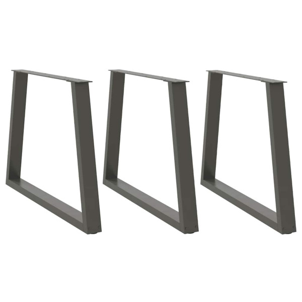 Patas para mesa comedor forma V 3uds antracita 90x(72-73.3) cm Patas para mesa comedor forma V 3uds antracita 90x(72-73.3) cm D