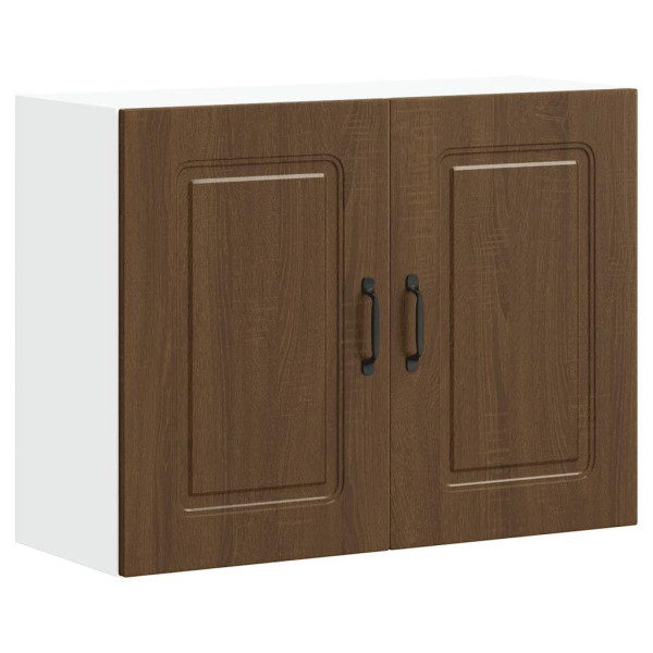 Armario de pared cocina Kalmar madera ingeniería roble marrón Armario de pared cocina Kalmar madera ingeniería roble marrón D