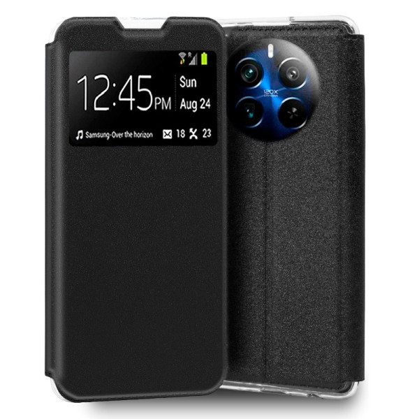 Funda COOL Flip Cover para Realme 12 Pro 5G / 12 Pro Plus 5G Liso Negro Funda COOL Flip Cover para Realme 12 Pro 5G / 12 Pro Plus 5G Liso Negro D