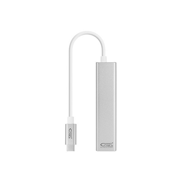 CABLE USB-C PARA ETHERNET GIGABIT+3XUSB NANOCABLE D