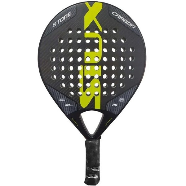 Pala de pádel siux stone carbon 3k/ amarilla y negra D