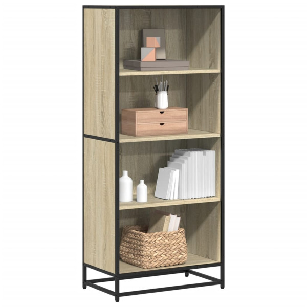Estantería de madera de ingeniería roble Sonoma 60x35x139 cm Estantería de madera de ingeniería roble Sonoma 60x35x139 cm D