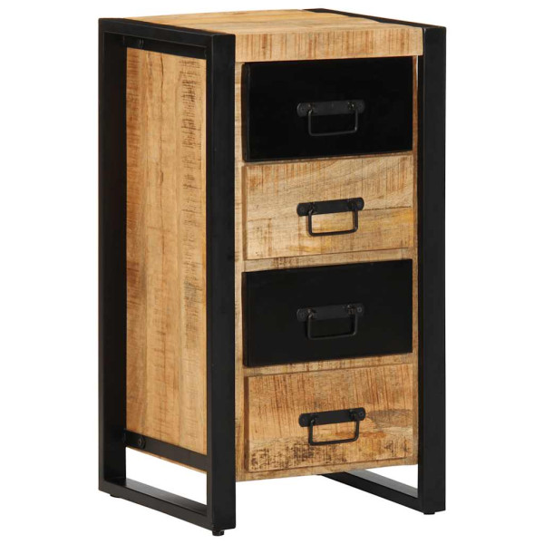 Cajonera madera maciza de mango 40x40x90 cm Cajonera madera maciza de mango 40x40x90 cm D