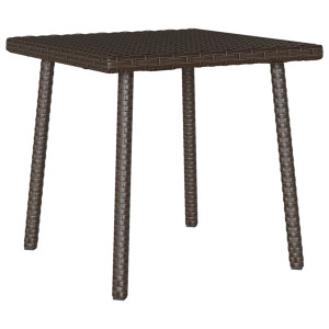 Mesa centro jardín rectangular marrón 40x40x37 cm D