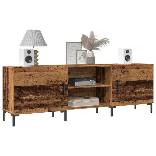Mueble de TV madera de ingeniería envejecida 150x30x50 cm Mueble de TV madera de ingeniería envejecida 150x30x50 cm D