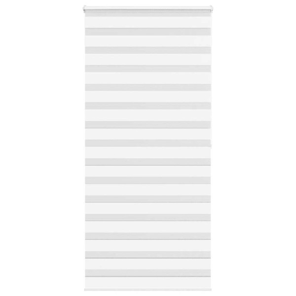 Estor cebra blanco 105x200 cm tejido ancho 100.9 cm poliéster D