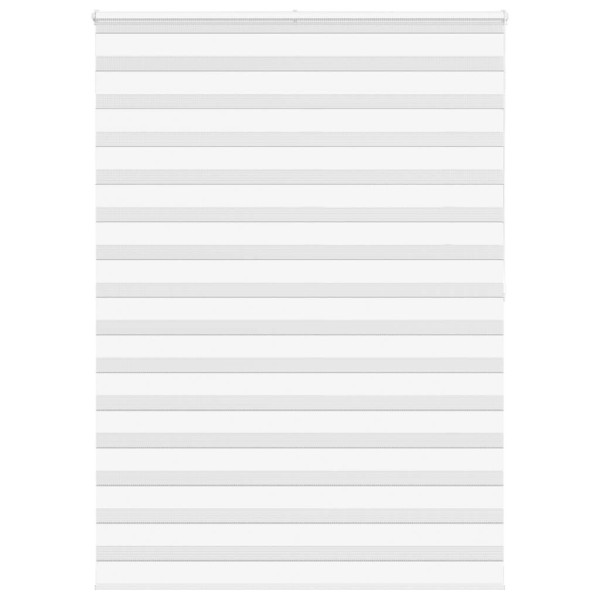 Estor cebra blanco 155x200 cm tejido ancho 150.9 cm poliéster D