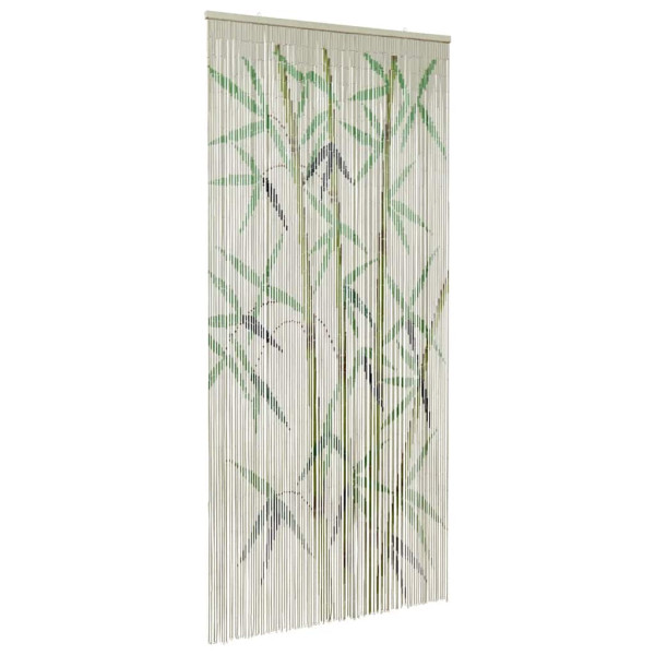 Cortina para puerta insectos estampado de bambú 90x220cm bambú D