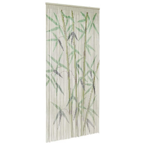 Cortina de porta de insetos com estampa de bambu 100x200cm bambu D