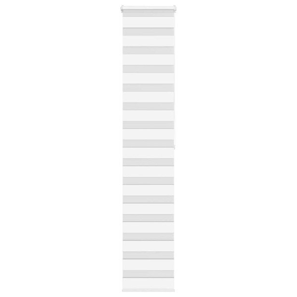 Estor cebra blanco 40x200 cm tejido ancho 35.9 cm poliéster D