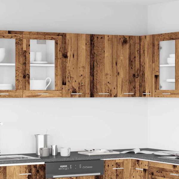 Armario de pared de cocina de madera vieja 60x31x60 cm Armario de pared de cocina de madera vieja 60x31x60 cm D