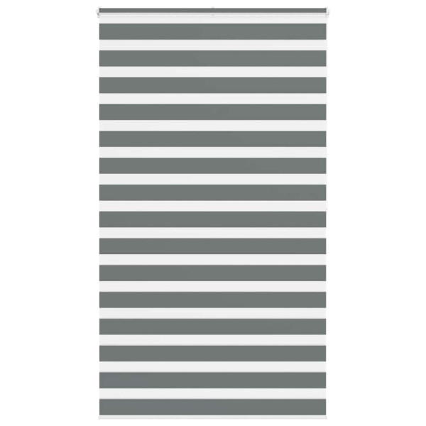 Estor cebra gris oscuro tejido ancho 125.9 cm poliéster D