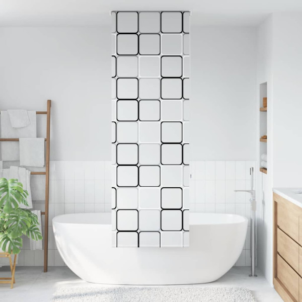 Estor enrollable para ducha tela 70x240 cm ancho 66 cm D