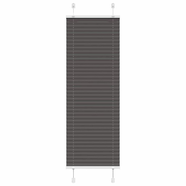 Estor Plisado negro 50x150 cm Tela Ancho 49.4 cm Poliéster D
