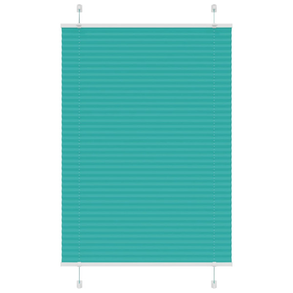 Estor Plisado verde petróleo 100x150 cm Tela Ancho 99.4 cm D