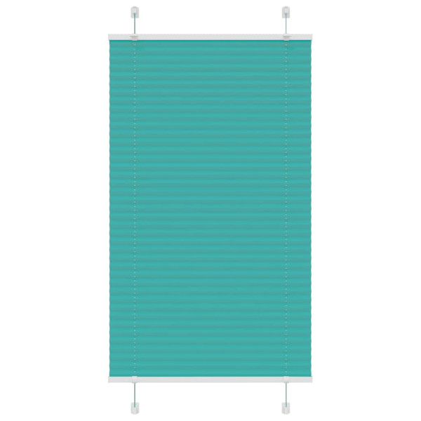 Estor Plisado verde petróleo 75x150 cm Tela Ancho 74.4 cm D