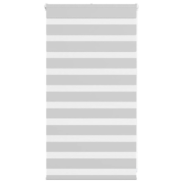 Estor cebra gris claro 70x100cm tejido ancho 65.9 cm poliéster D