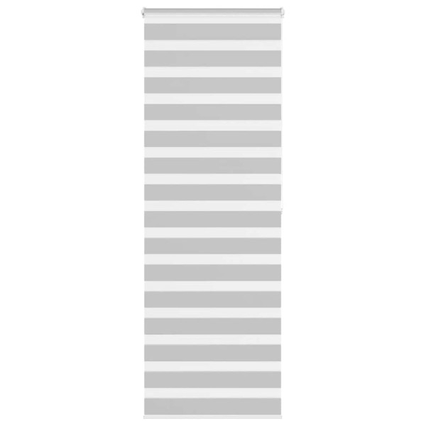 Estor cebra gris claro 85x200cm tejido ancho 80.9 cm poliéster D