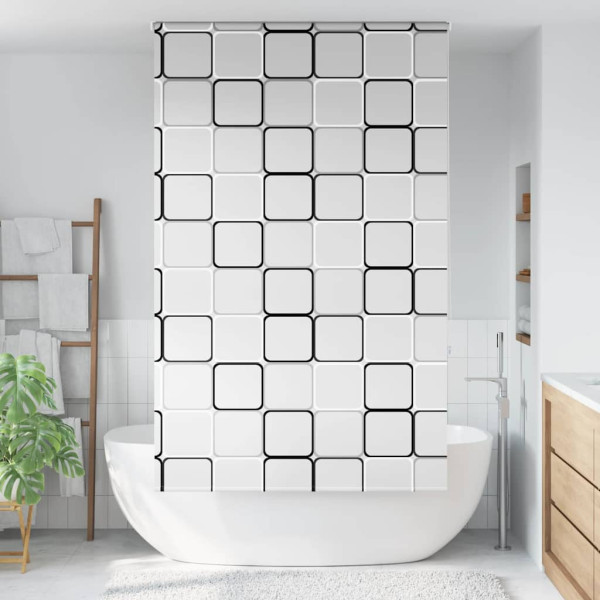 Estor enrollable para ducha tela 120x240 cm ancho 116 cm D