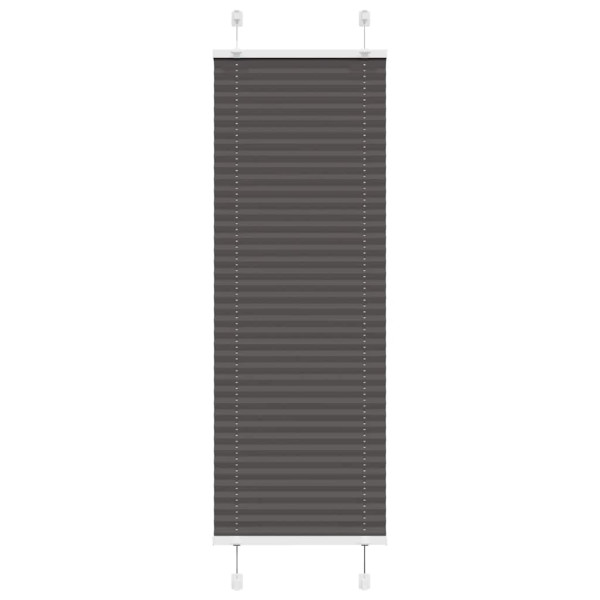Estor Plisado negro 45x100 cm Tela Ancho 44.4 cm Poliéster D