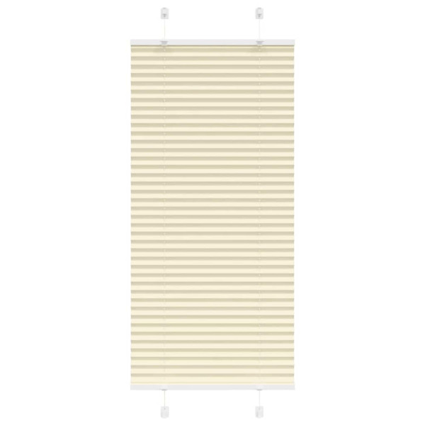 Estor Plisado crema 55x100 cm Tela Ancho 54.4 cm Poliéster D
