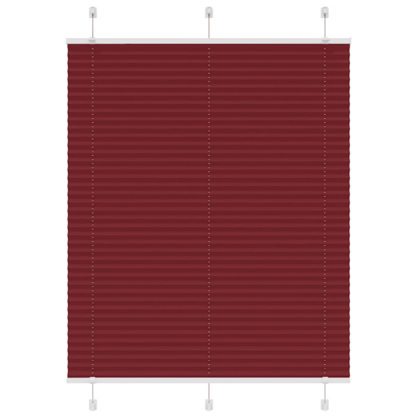 Estor Plisado rojo burdeos 110x100 cm Tela Ancho 109.4 cm D