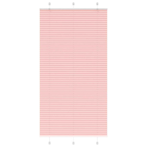 Estor Plisado rosa 105x200 cm Tela Ancho 104.4 cm Poliéster D