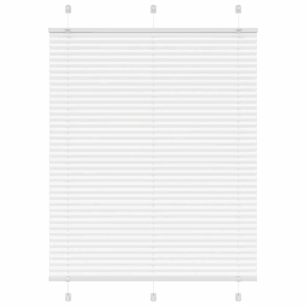 Estor Plisado blanco 105x100 cm Tela Ancho 104.4 cm Poliéster D