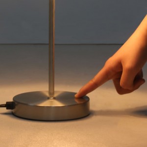 Candeeiros de secretária ativados por toque 2 pcs branco E14 H