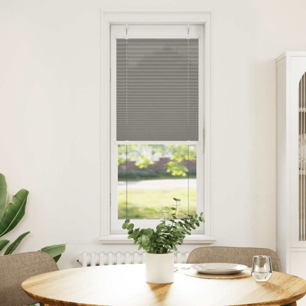 Estor Plisado Antracita 40x100 cm Tela Ancho 39.4 cm Poliéster D