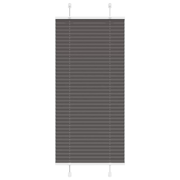 Estor Plisado negro 60x100 cm Tela Ancho 59.4 cm Poliéster D