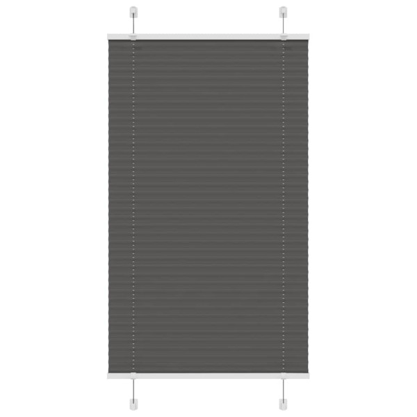 Estor Plisado negro 80x150 cm Tela Ancho 79.4 cm Poliéster D
